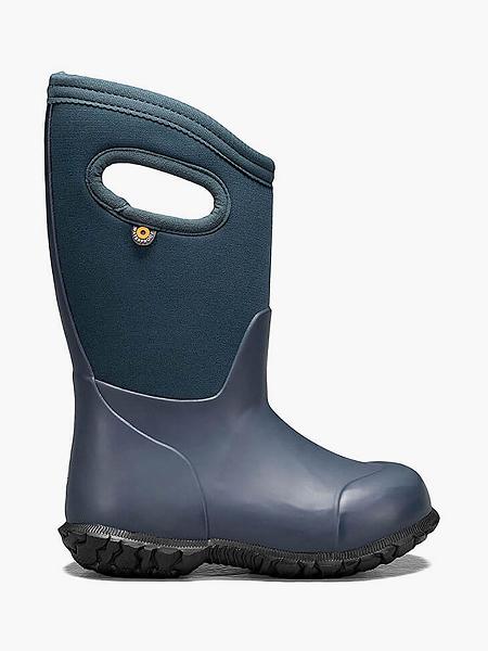 BOGS Boots Deutschland - York Solid Isolierte Regenstiefel Kinder Navy DE20714